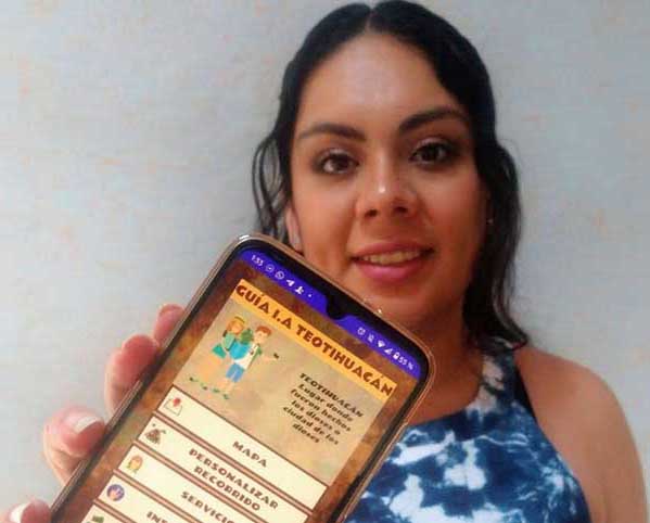 Con inteligencia artificial y realidad aumentada egresada  politécnica desarrolla guía turística para Teotihuacán