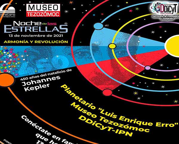 Listo el IPN para la fiesta virtual de la Noche de las Estrellas 2021   