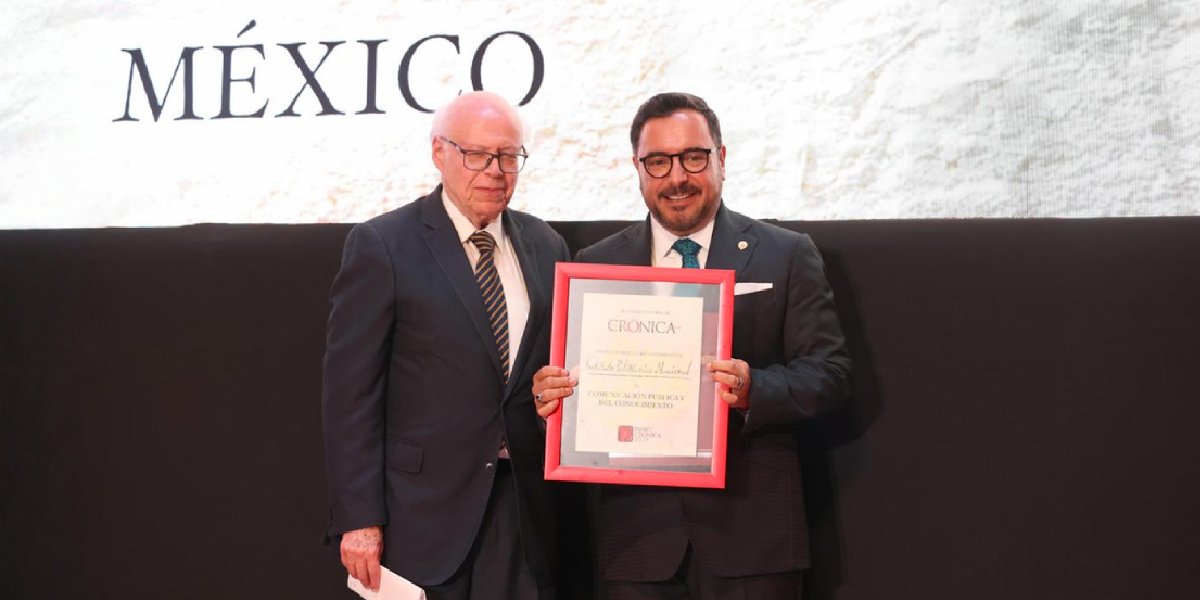 Otorgan premio al IPN en Comunicación Pública y del Conocimiento