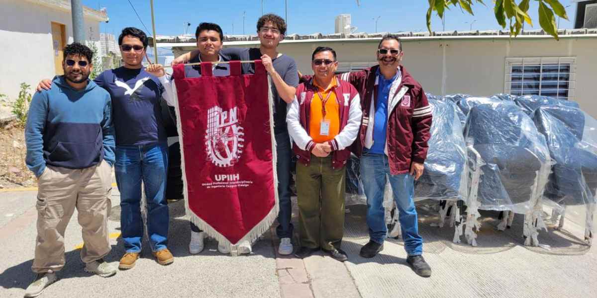 Apoya Patronato Corazón Guinda y Blanco a estudiantes del IPN; desde sillas, techos y nuevo domo del Planetario 