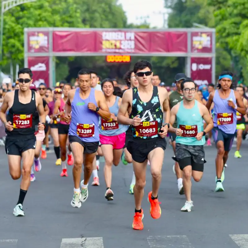 Participan 20 mil atletas en la 18ª. edición de la Carrera IPN-ONCE K en la Ciudad de México