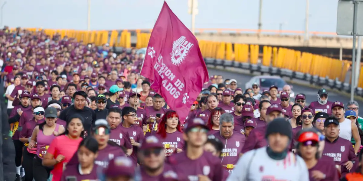 Participan 20 mil atletas en la 18ª. edición de la Carrera IPN-ONCE K en la Ciudad de México