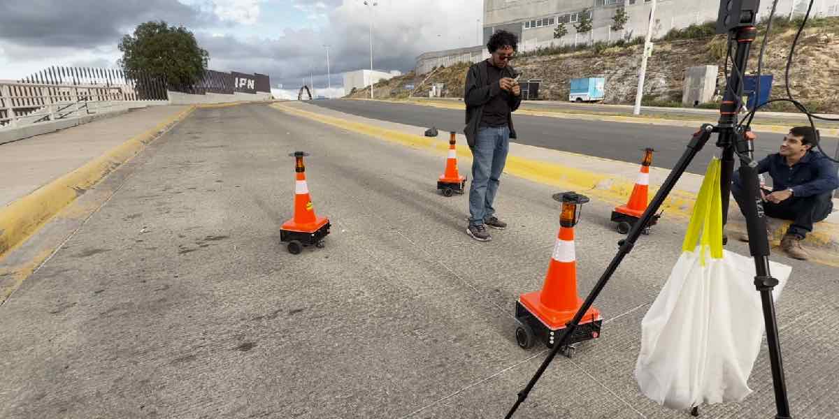 Desarrolla IPN conos robotizados de Seguridad Vial para reducir accidentes automovilísticos