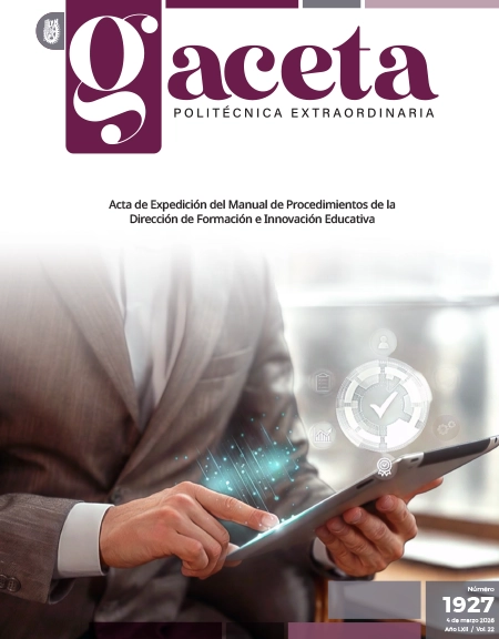 Extraordinaria: Acta de Expedición del Manual de Procedimientos de la Dirección de Formación e Innovación Educativa
