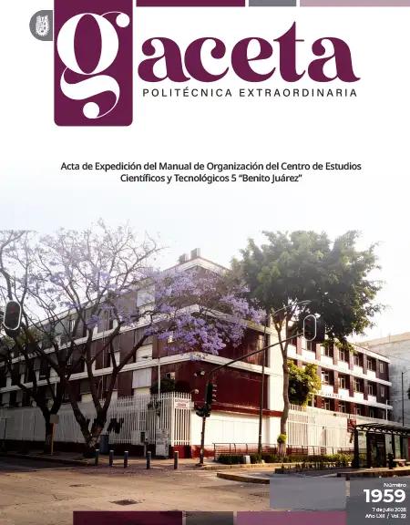 Extraordinaria: Acta de Expedición del Manual de Organización del Centro de Estudios Científicos y Tecnológicos 5 “Benito Juárez”