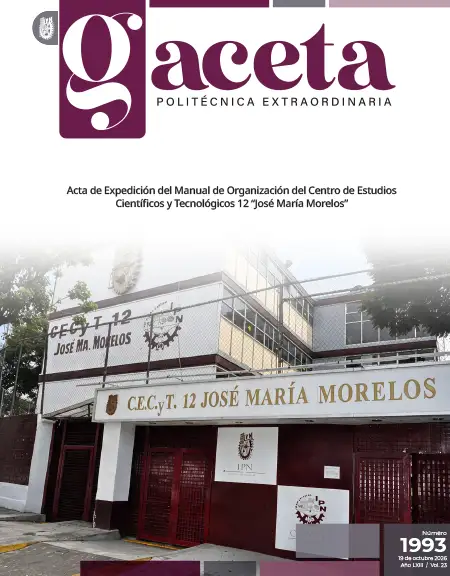Extraordinaria: Acta de Expedición del Manual de Organización del Centro de Estudios Científicos y Tecnológicos 12 “José María Morelos”