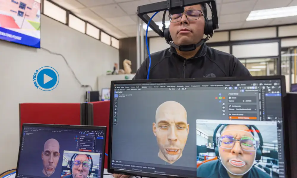 Desarrollan sistema para capturar, analizar y representar gestos faciales en 3D