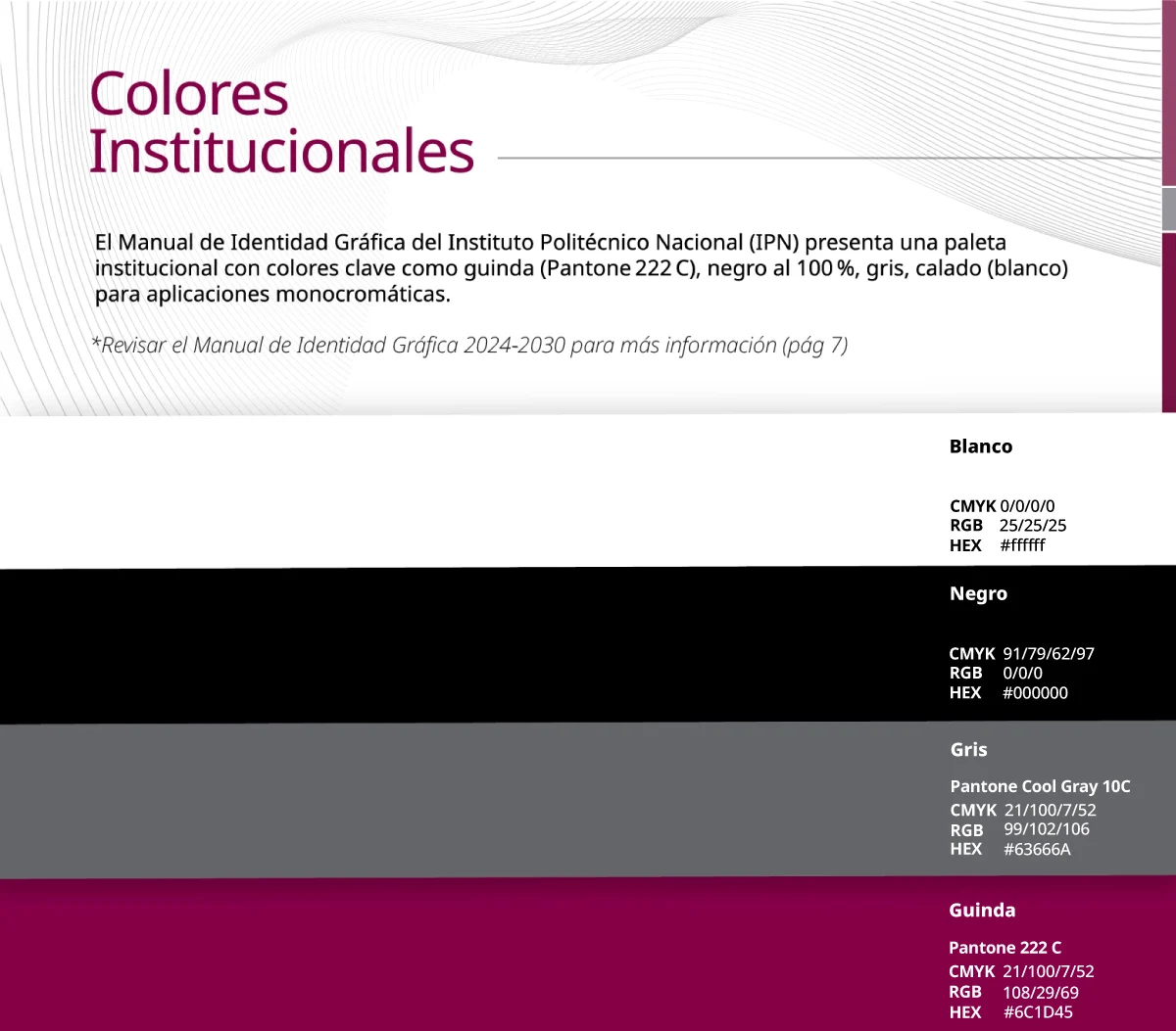 Colores Institucionales