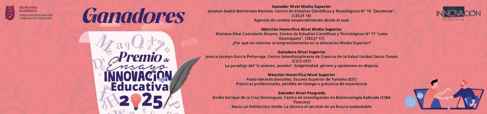 Premio al ensayo 2025