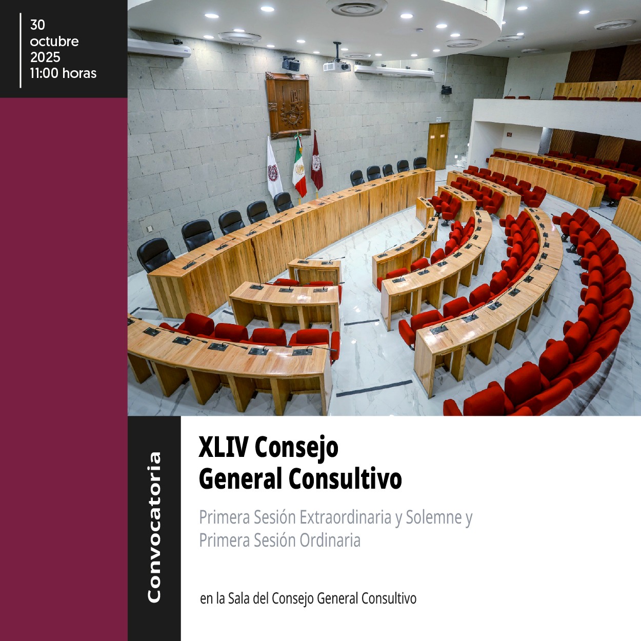 Convocatoria Sesión Primera y Solemne del CGC