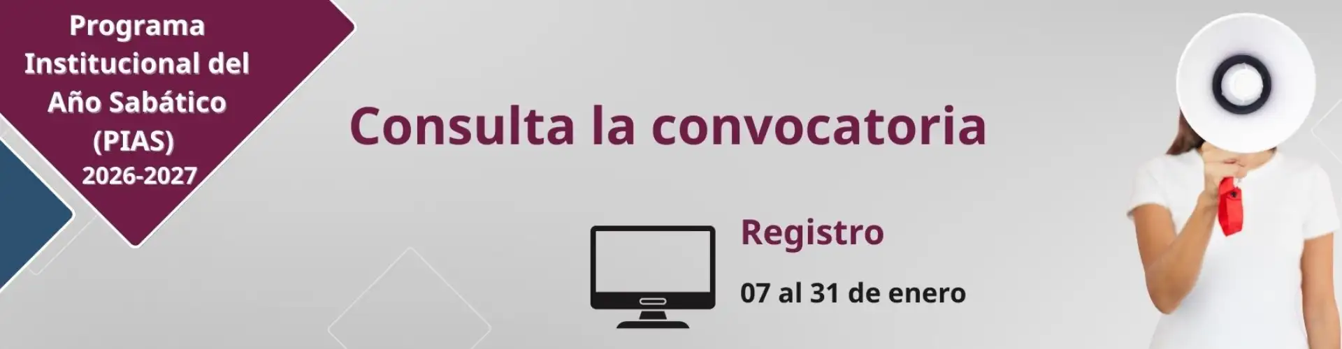 Programa Institucional del Año Sabático (PIAS) 2026-2027