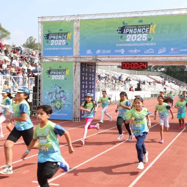 Niñas y niños le ponen su toque a la Carrera IPN Once K 2025