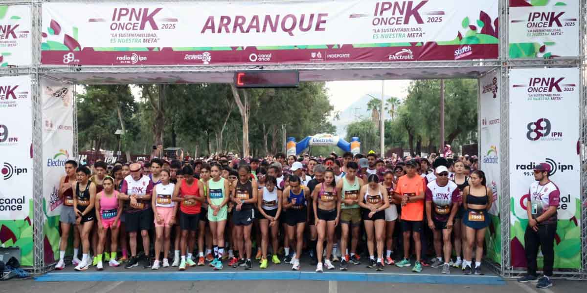 Inicia la Carrera Once K 2025 con alrededor de 30 mil participantes