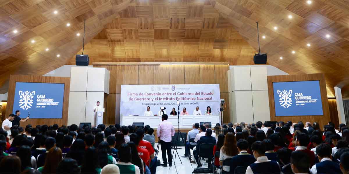 IPN y gobierno de Guerrero firman Convenio por la educación 