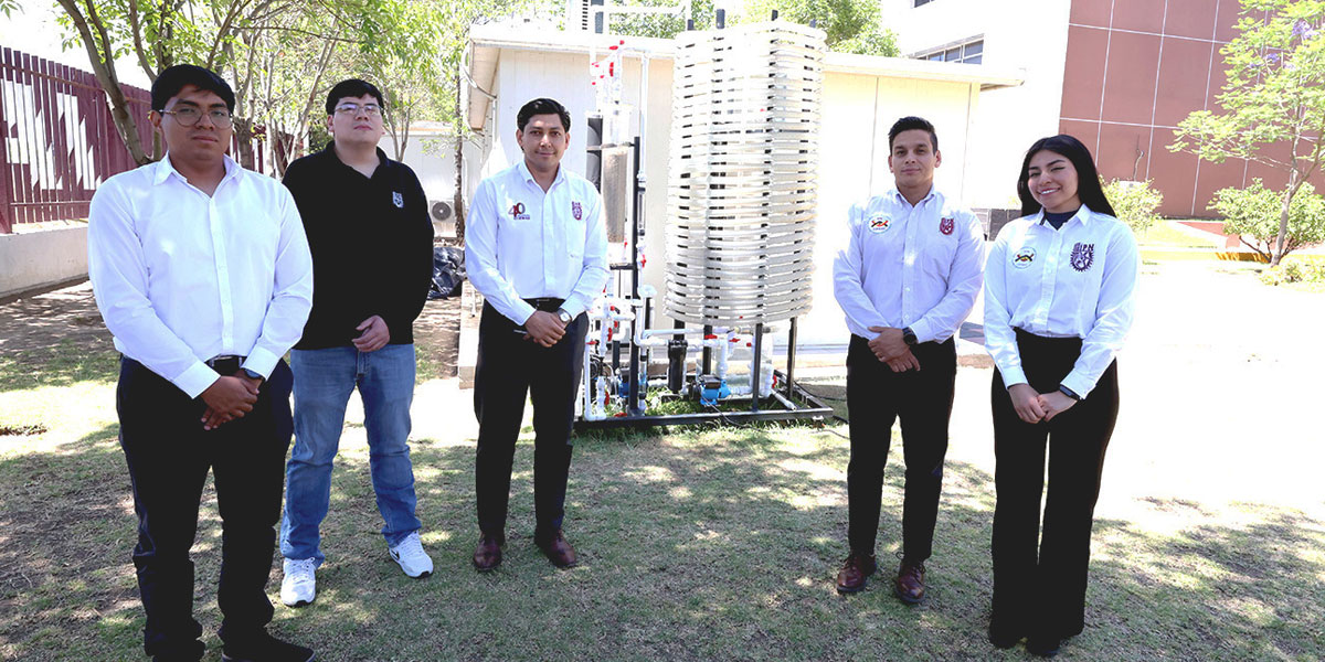 Politécnicos desarrollan sistema para saneamiento de agua