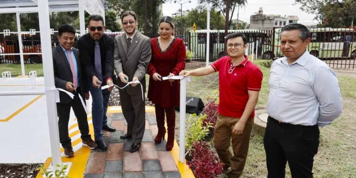 Monitorea el aire la nueva biciestación en UPIITA