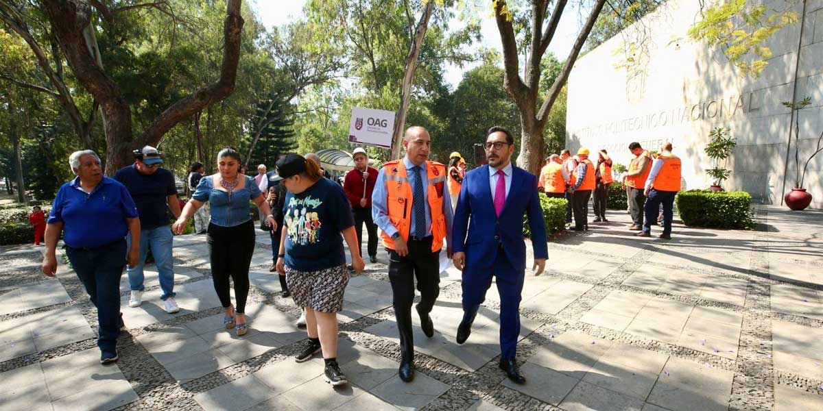 Participa IPN en simulacro