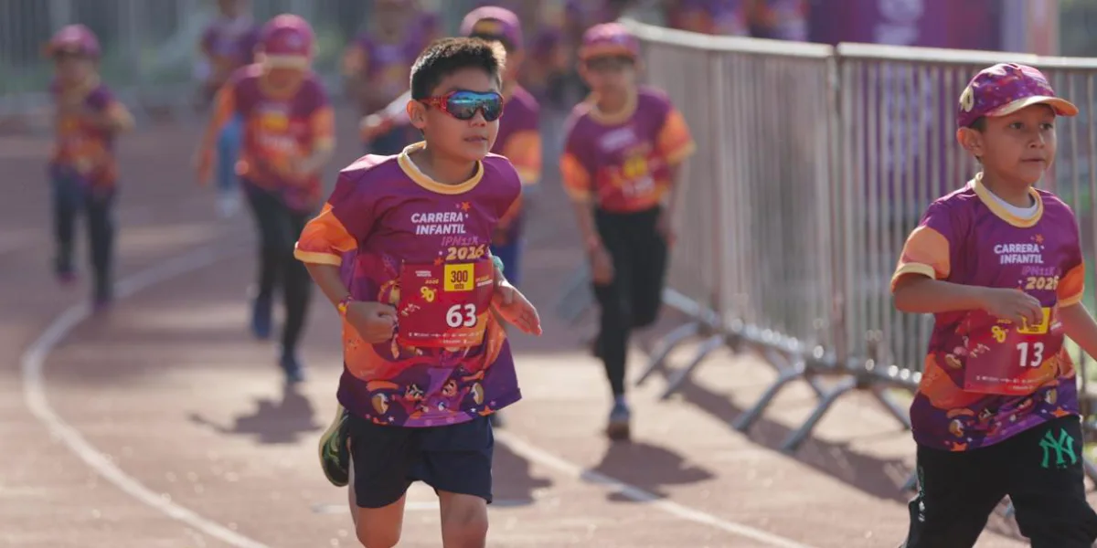 Niñas y niños le ponen su toque a la Carrera Infantil IPN ONCE K 