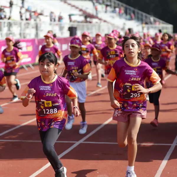 Niñas y niños le ponen su toque a la Carrera Infantil IPN ONCE K 