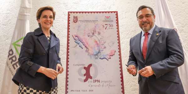 Cancelan timbre postal por 90 años del IPN