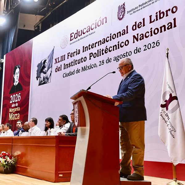 Inaugura IPN XLIII Feria Internacional del Libro