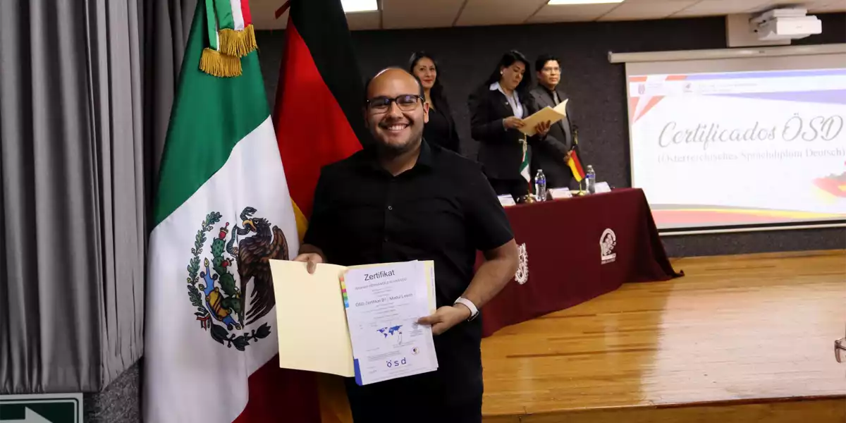 Certifica Cenlex avances en el dominio de alemán