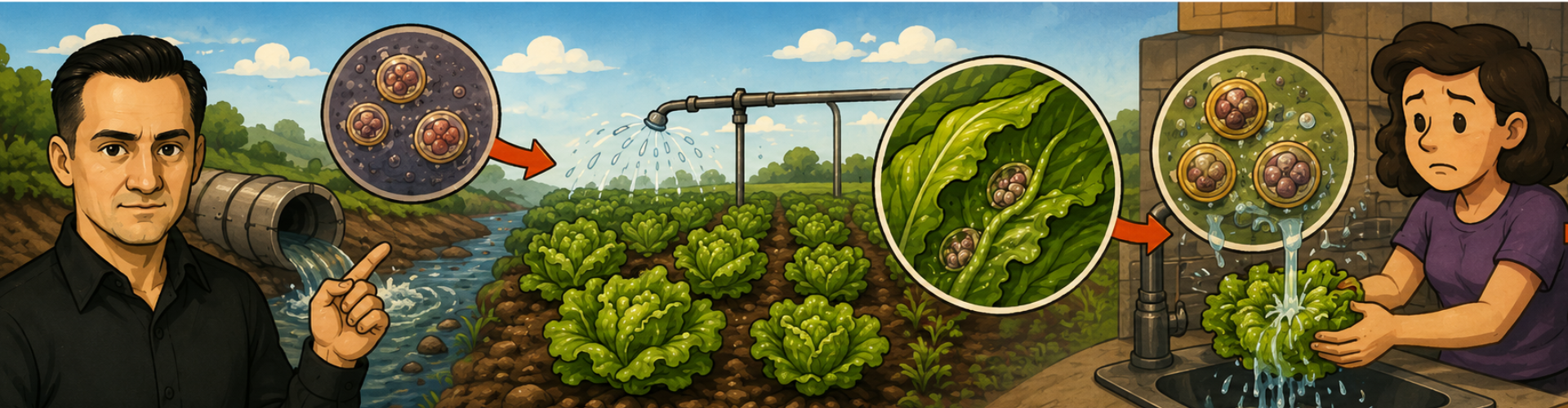 Politécnico explica por qué los vegetales albergan al parásito Cyclospora