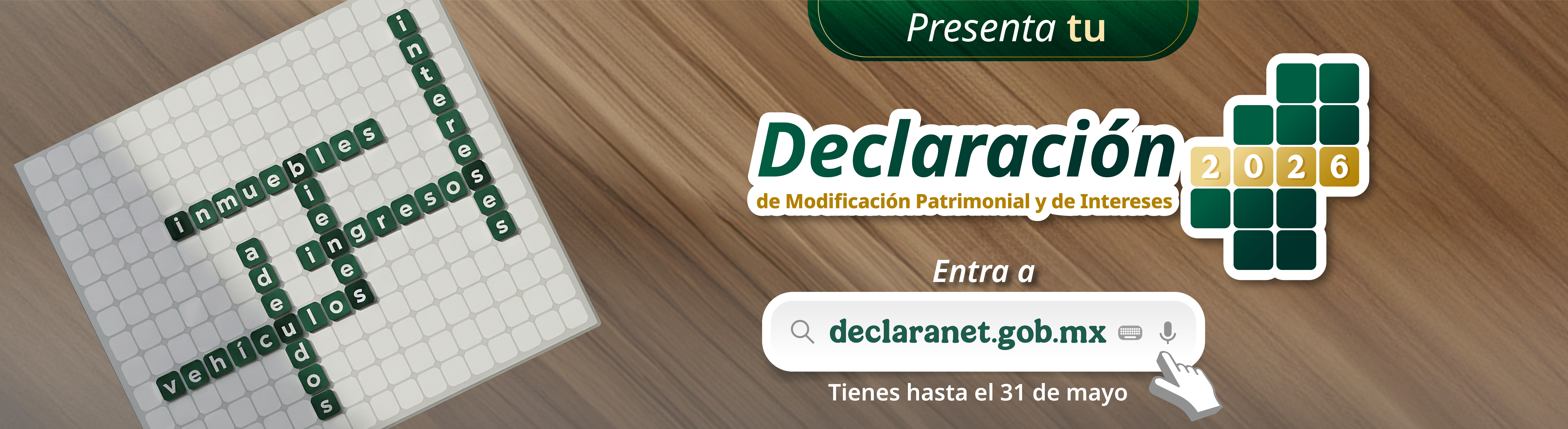 Declaración de Modificación Patrimonial y de Intereses 2026