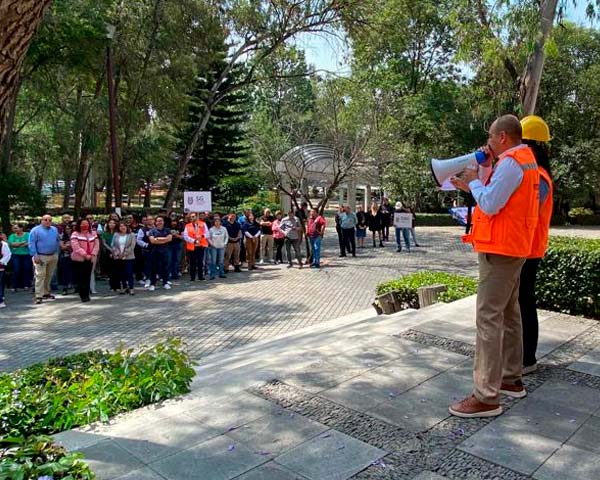 REALIZA IPN SIMULACRO POR SISMO