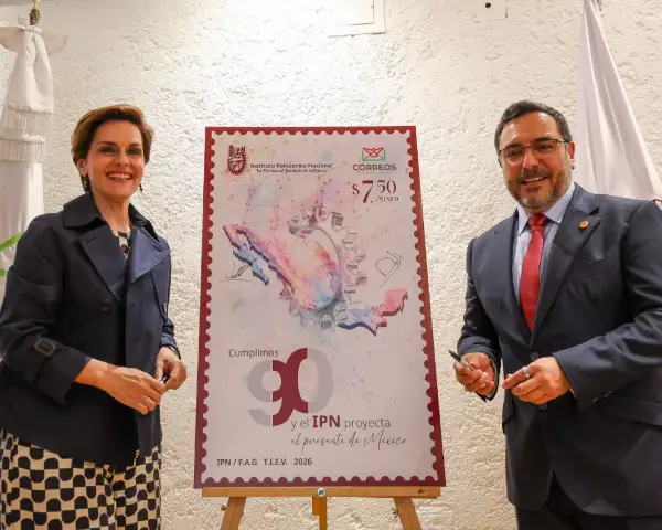 Cancelan estampilla postal conmemorativa del 90 aniversario del IPN