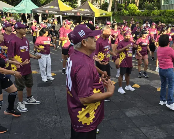 Se pinta de guinda y blanco el Zócalo de Cuernavaca con la Carrera IPN ONCE K 2026